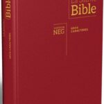 Bible NEG gros caractères :couverture rigide bordeaux (Français)