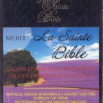 La Sainte Bible Couleur Noire