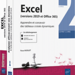 Excel (versions 2019 et Microsoft 365) Coffret de 2 livres : Apprendre et concevoir des tableaux croisés dynamiques