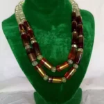 Bijoux de reine en perles cristal doublé