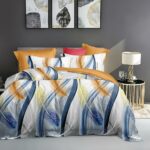 Draps 2 places avec couette (porte couette y compris) + 4 taies