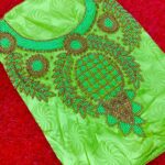 Boubou en soie de Dubaï tout cousu