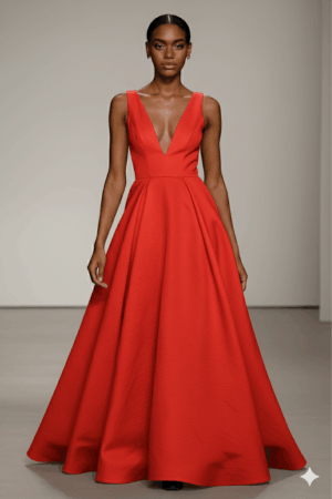Robe de soirée rouge